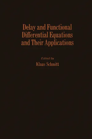 Delay and Functional Differential Equations and Their Applications