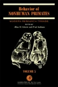 Behavior of Nonhuman Primates_cover