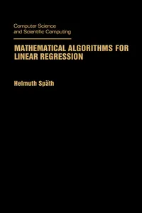 Mathematical Algorithms for Linear Regression_cover