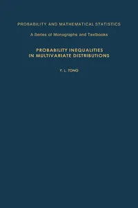 Probability Inequalities in Multivariate Distributions_cover