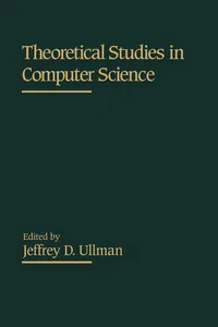 Theoretical Studies in Computer Science_cover