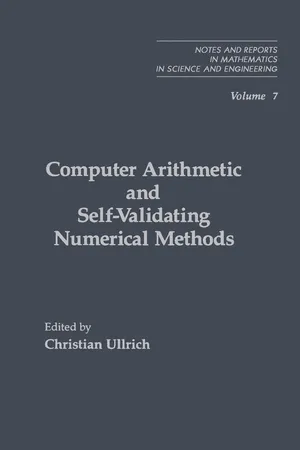 Computer Arithmetic and Self-Validating Numerical Methods