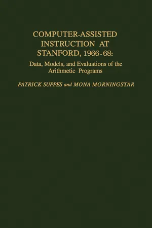 Computer-Assisted Instruction at Stanford, 1966-68