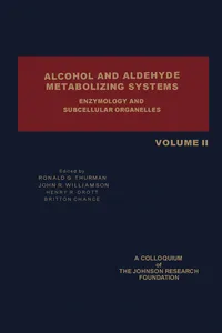 Alcohol and Aldehyde Metabolizing Systems_cover