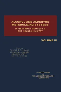 Alcohol and Aldehyde Metabolizing Systems_cover