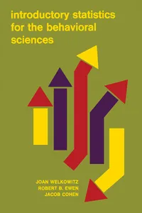 Introductory Statistics for the Behavioral Sciences_cover