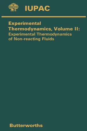 Experimental Thermodynamics