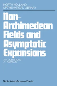 Nonarchimedean Fields and Asymptotic Expansions_cover