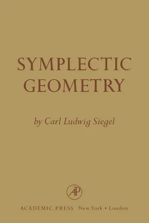 Symplectic Geometry