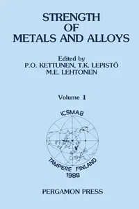 Strength of Metals and Alloys_cover