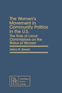 The Women's Movement in Community Politics in the US_cover