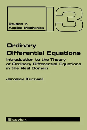 Ordinary Differential Equations