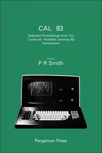 Computer Assisted Learning '83_cover