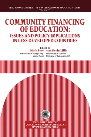 Community Financing of Education