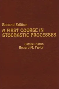 A First Course in Stochastic Processes_cover