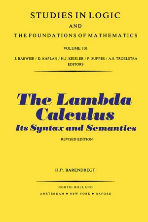 The Lambda Calculus