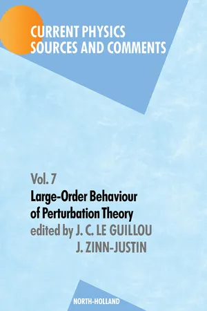 Large-Order Behaviour of Perturbation Theory