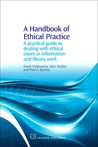 A Handbook of Ethical Practice_cover