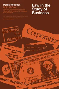 Law in the Study of Business_cover