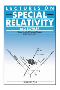 Lectures on Special Relativity_cover