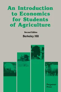 An Introduction to Economics for Students of Agriculture_cover