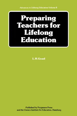 Preparing Teachers for Lifelong Education