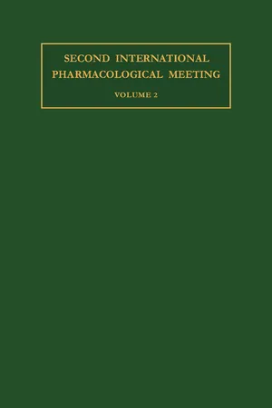 Biochemical and Neurophysiological Correlation of Centrally Acting Drugs