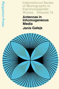 Antennas in Inhomogeneous Media_cover