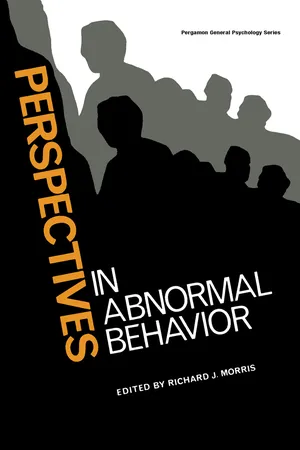 Perspectives in Abnormal Behavior