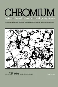 Chromium: Its Physicochemical Behavior and Petrologic Significance_cover