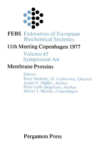 Membrane Proteins_cover