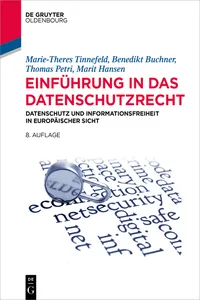 Einführung in das Datenschutzrecht_cover