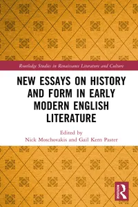 New Essays on History and Form in Early Modern English Literature_cover