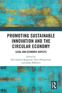 Promoting Sustainable Innovation and the Circular Economy_cover