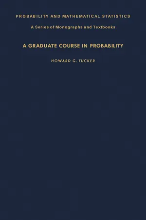 A Graduate Course in Probability