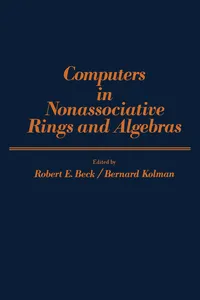 Computers in Nonassociative Rings and Algebras_cover