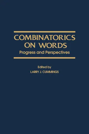 Combinatorics on Words