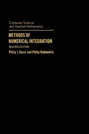 Methods of Numerical Integration