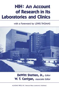 NIH: An Account of Research in Its Laboratories and Clinics_cover