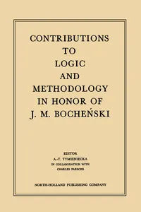 Contributions to Logic and Methodology_cover