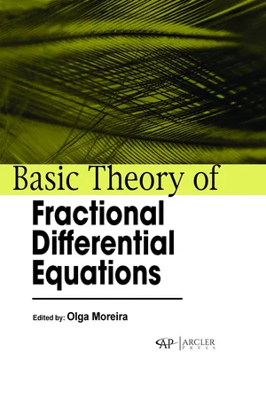 Basic theory of fractional differential equations