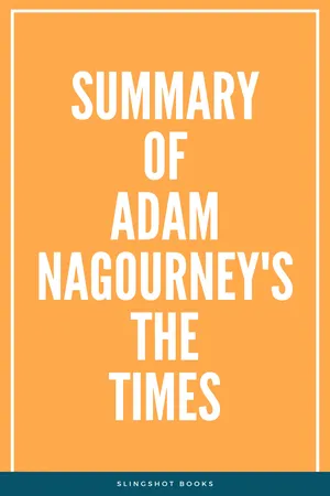 Summary of Adam Nagourney's The Times