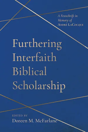 Furthering Interfaith Biblical Scholarship