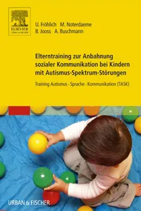 Elterntraining zur Anbahnung sozialer Kommunikation bei Kindern mit Autismus-Spektrum-Störungen_cover