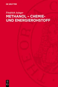 Methanol – Chemie- und Energierohstoff_cover