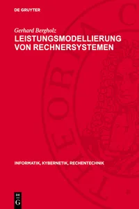 Leistungsmodellierung von Rechnersystemen_cover