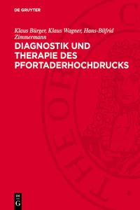 Diagnostik und Therapie des Pfortaderhochdrucks_cover