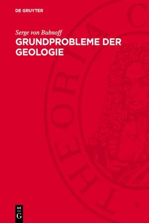 Grundprobleme der Geologie