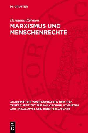 Marxismus und Menschenrechte