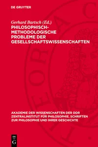 Philosophisch-methodologische Probleme der Gesellschaftswıssenschaften_cover